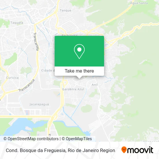 Cond. Bosque da Freguesia map