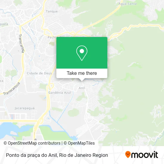 Ponto da praça do Anil map