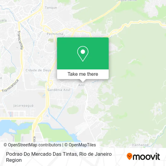 Podrao Do Mercado Das Tintas map