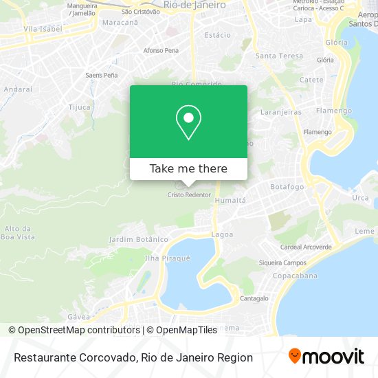 Restaurante Corcovado map