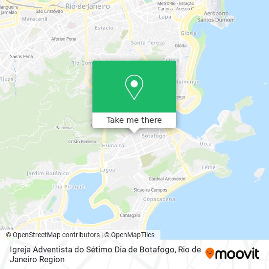 Mapa Igreja Adventista do Sétimo Dia de Botafogo