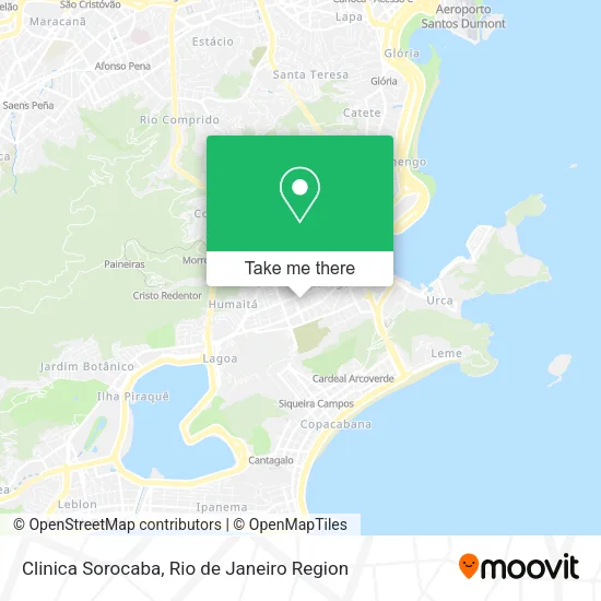 Clinica Sorocaba map