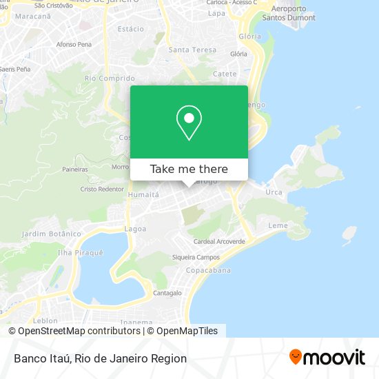 Banco Itaú map