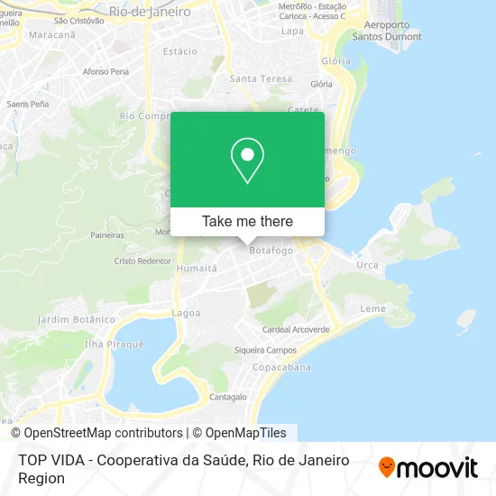 TOP VIDA - Cooperativa da Saúde map