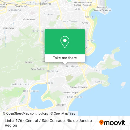 Linha 176 - Central / São Conrado map