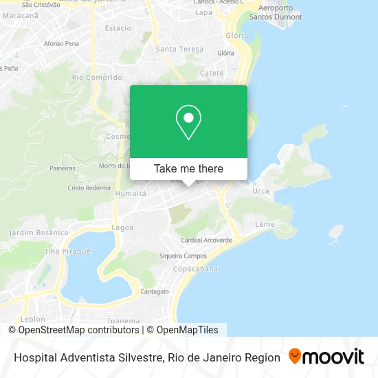 Hospital Adventista Silvestre map