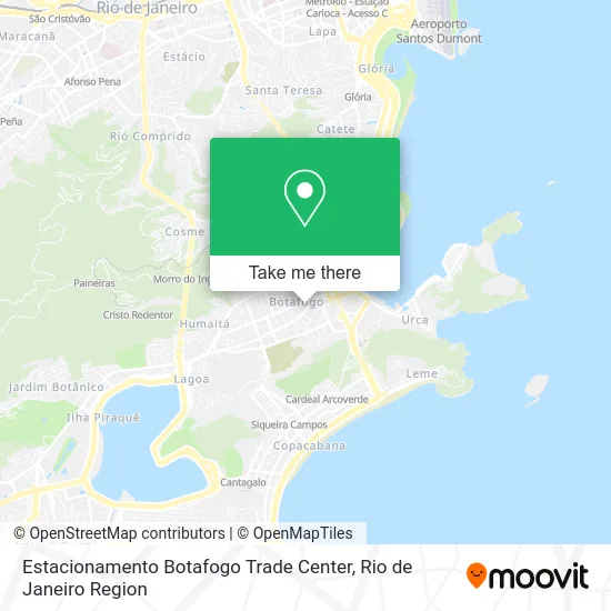 Estacionamento Botafogo Trade Center map