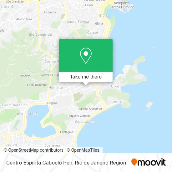 Centro Espírita Caboclo Peri map