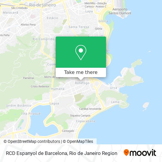 RCD Espanyol de Barcelona map