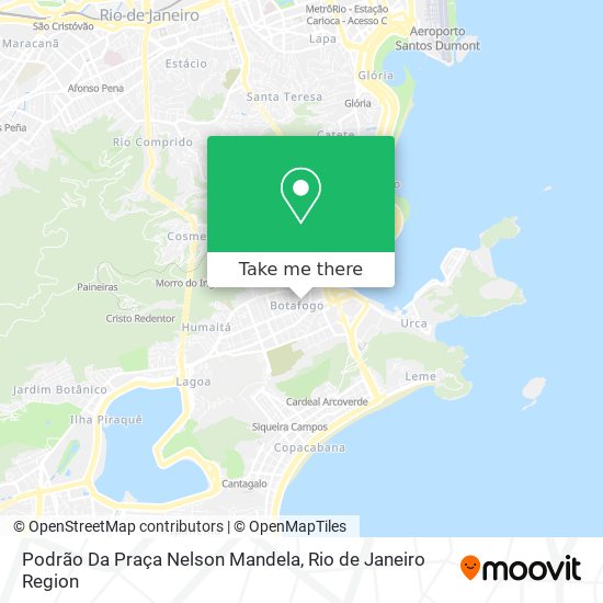 Mapa Podrão Da Praça Nelson Mandela