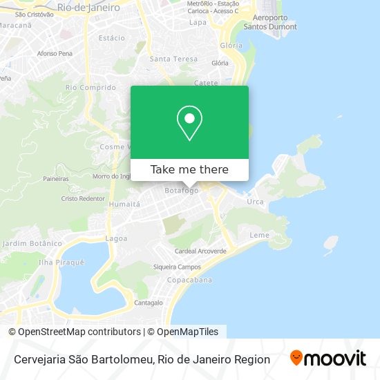 Mapa Cervejaria São Bartolomeu