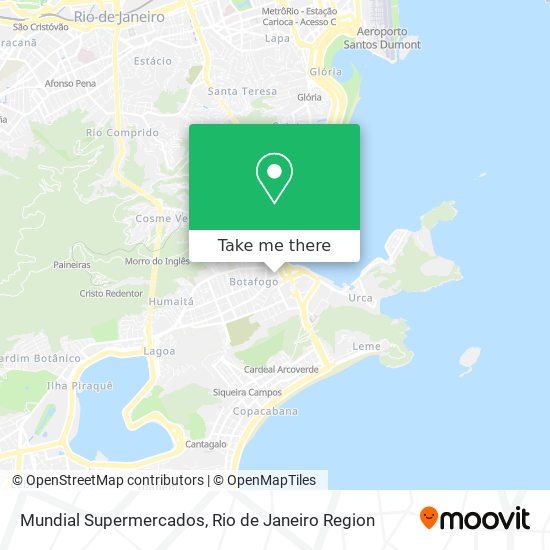 Mundial Supermercados map