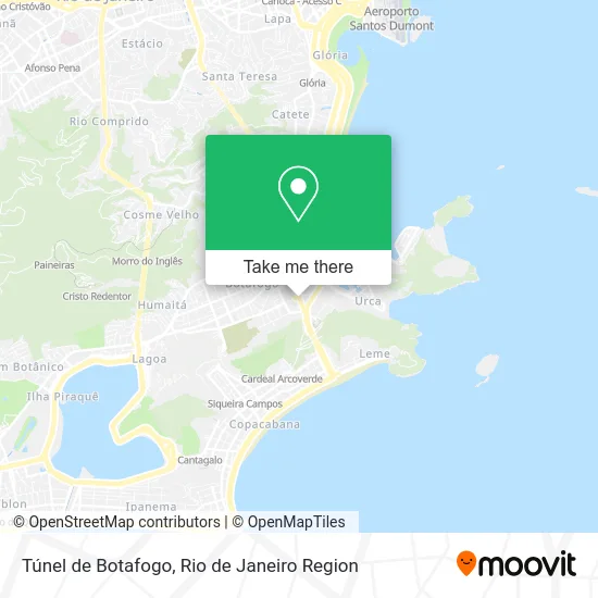 Túnel de Botafogo map