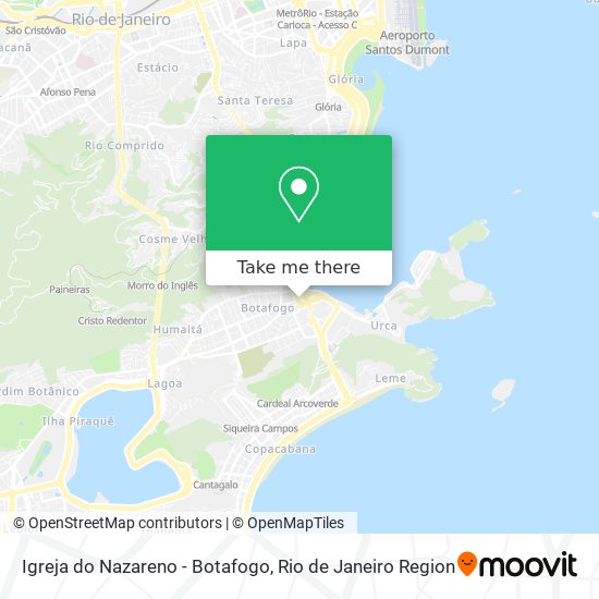 Igreja do Nazareno - Botafogo map