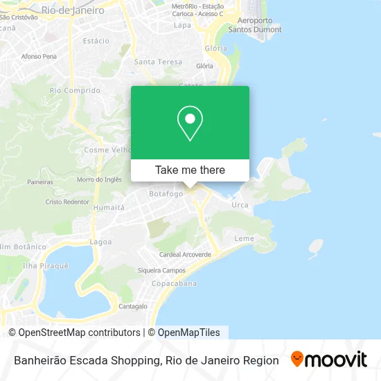 Banheirão Escada Shopping map