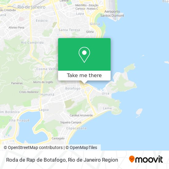 Mapa Roda de Rap de Botafogo