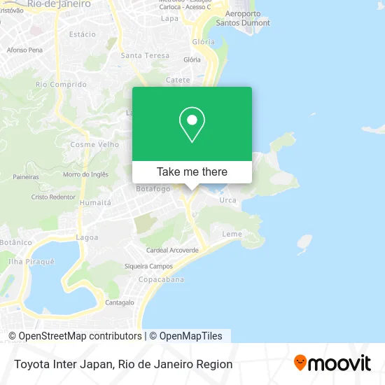 Toyota Inter Japan map
