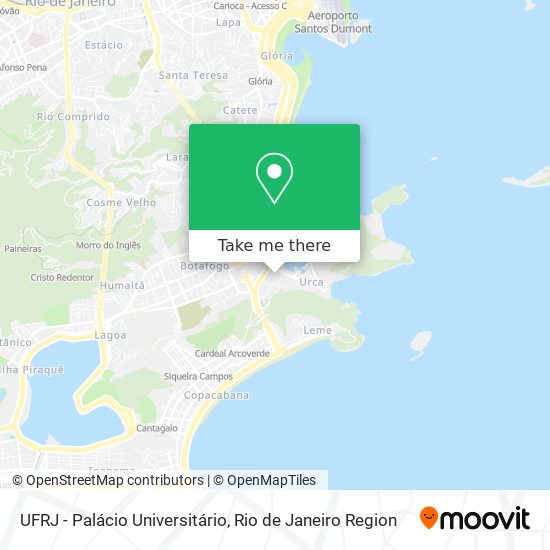 UFRJ - Palácio Universitário map