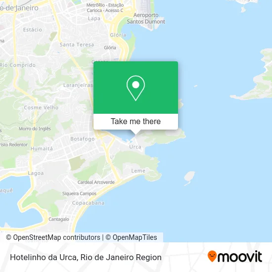Hotelinho da Urca map