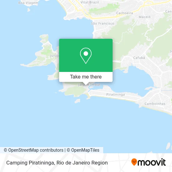 Camping Piratininga map