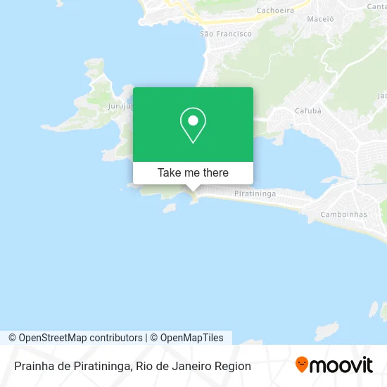Prainha de Piratininga map