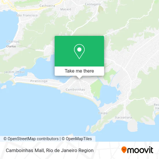 Camboinhas Mall map