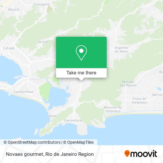 Novaes gourmet map