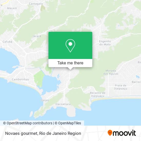Novaes gourmet map