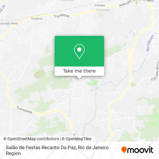 Salão de Festas Recanto Da Paz map