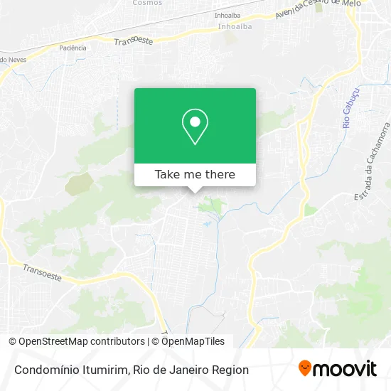 Condomínio Itumirim map
