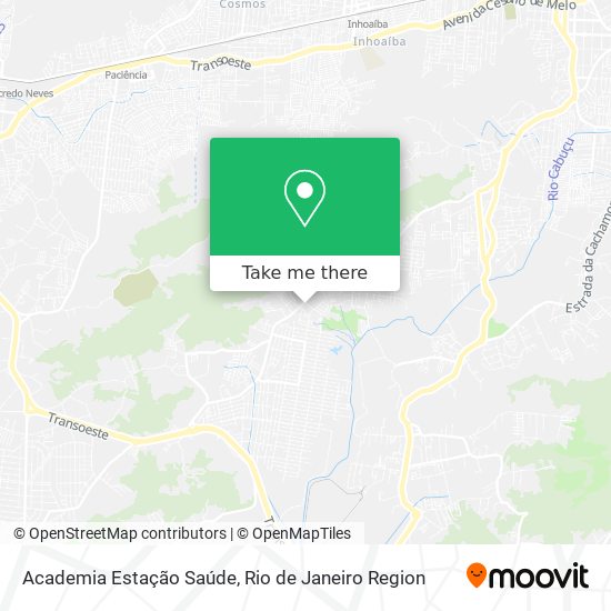 Academia Estação Saúde map