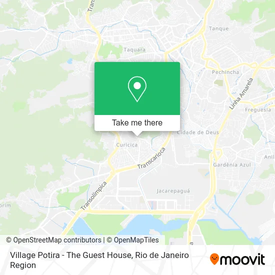 Village Potira - The Guest House map