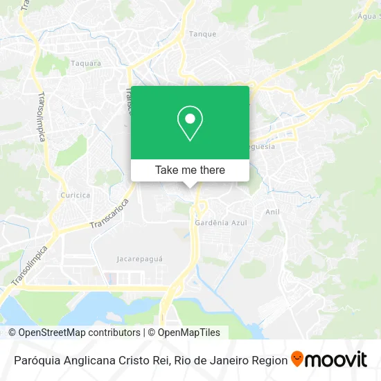 Paróquia Anglicana Cristo Rei map
