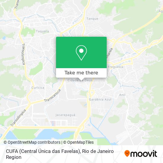 Mapa CUFA (Central Única das Favelas)