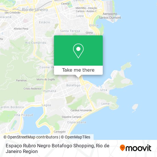 Mapa Espaço Rubro Negro Botafogo Shopping