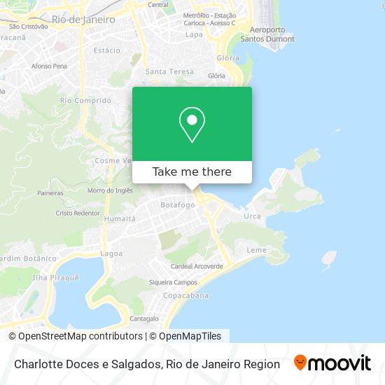 Mapa Charlotte Doces e Salgados