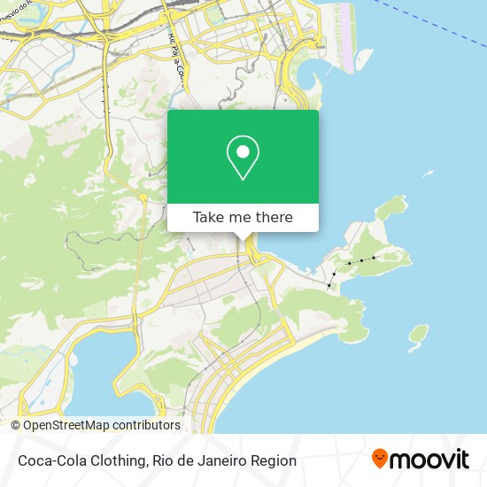 Coca-Cola Clothing map