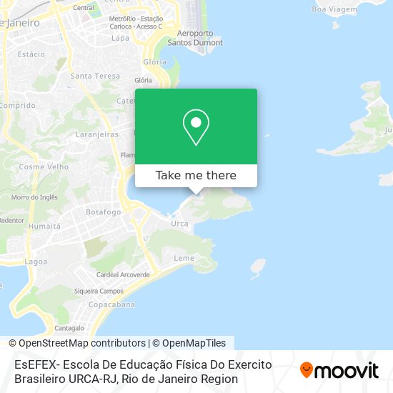 EsEFEX- Escola De Educação Física Do Exercito Brasileiro URCA-RJ map