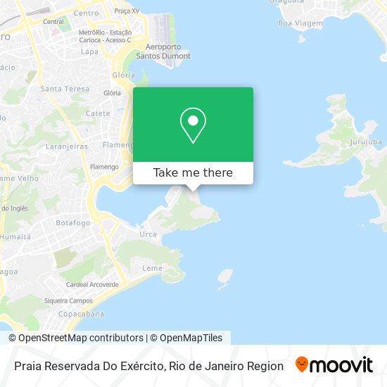 Praia Reservada Do Exército map