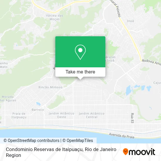 Condominio Reservas de Itaipuaçu map