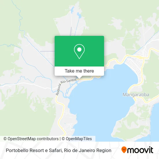 Portobello Resort e Safari map