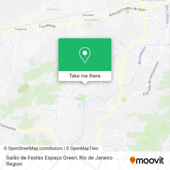 Salão de Festas Espaço Green map