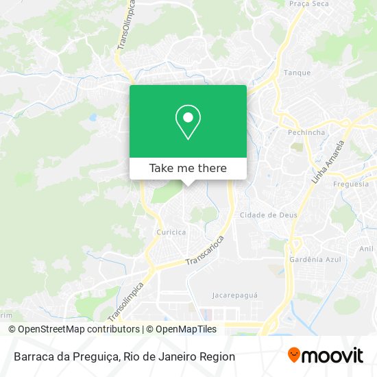 Barraca da Preguiça map