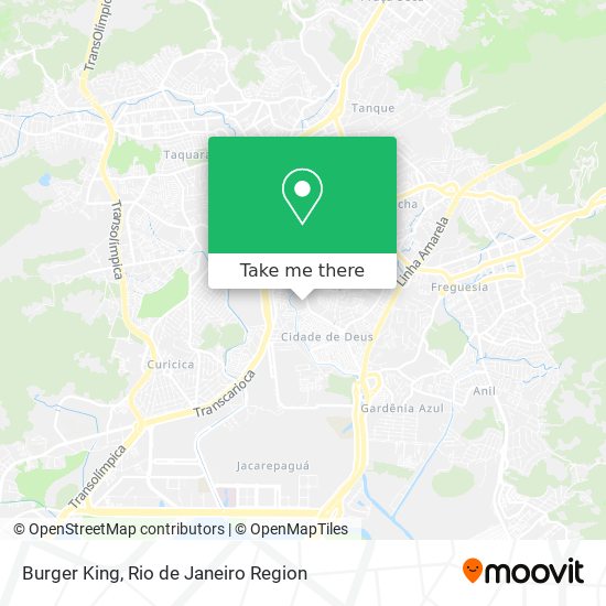 Burger King map