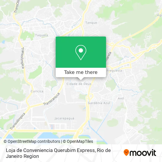 Loja de Conveniencia Querubim Express map
