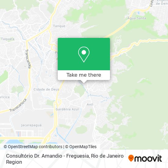 Consultório Dr. Amandio - Freguesia map