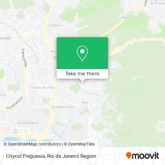 Citycol Freguesia map