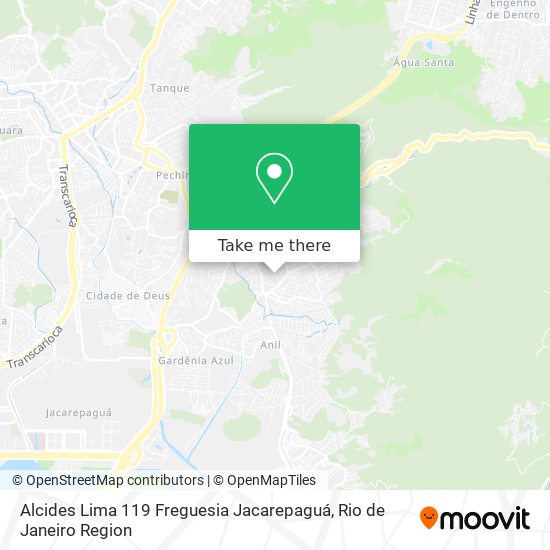 Alcides Lima 119 Freguesia Jacarepaguá map