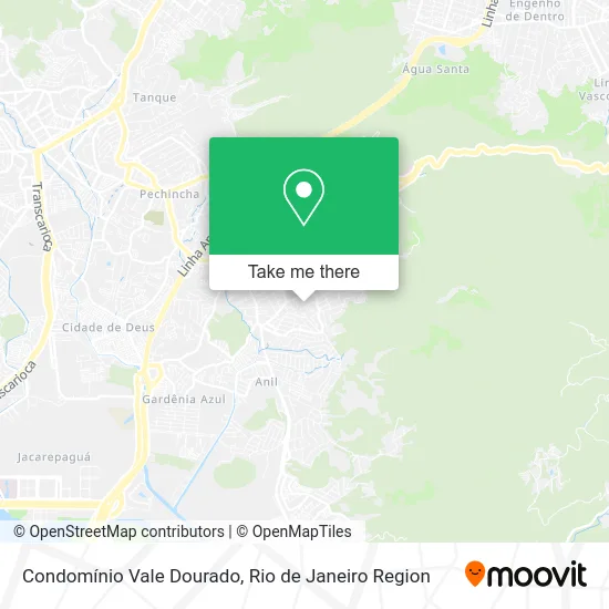 Condomínio Vale Dourado map