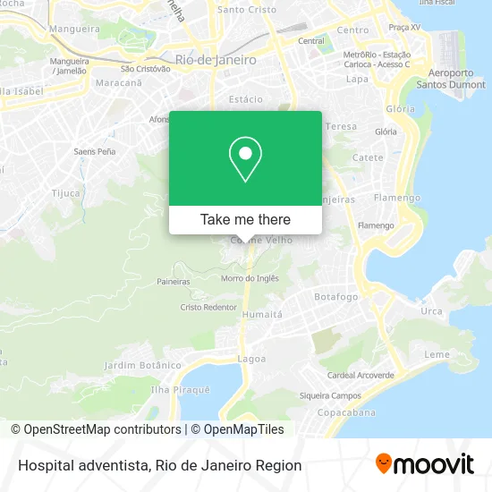 Hospital adventista map